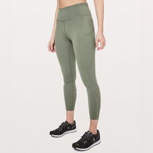 NWOT Lululemon Fast and Free High-Rise 7/8 Tight 24" *Asia Fit Sz 8